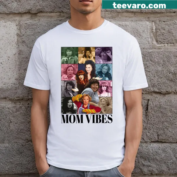 Funny 90's mom shirt with playful graphics and text