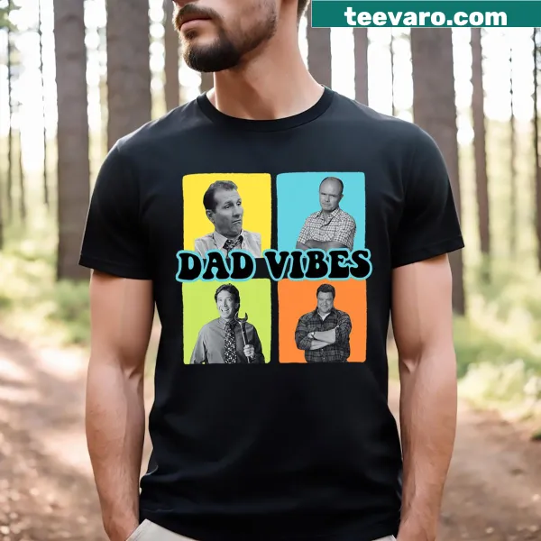 Funny T-shirt featuring 90's dad vibes illustration