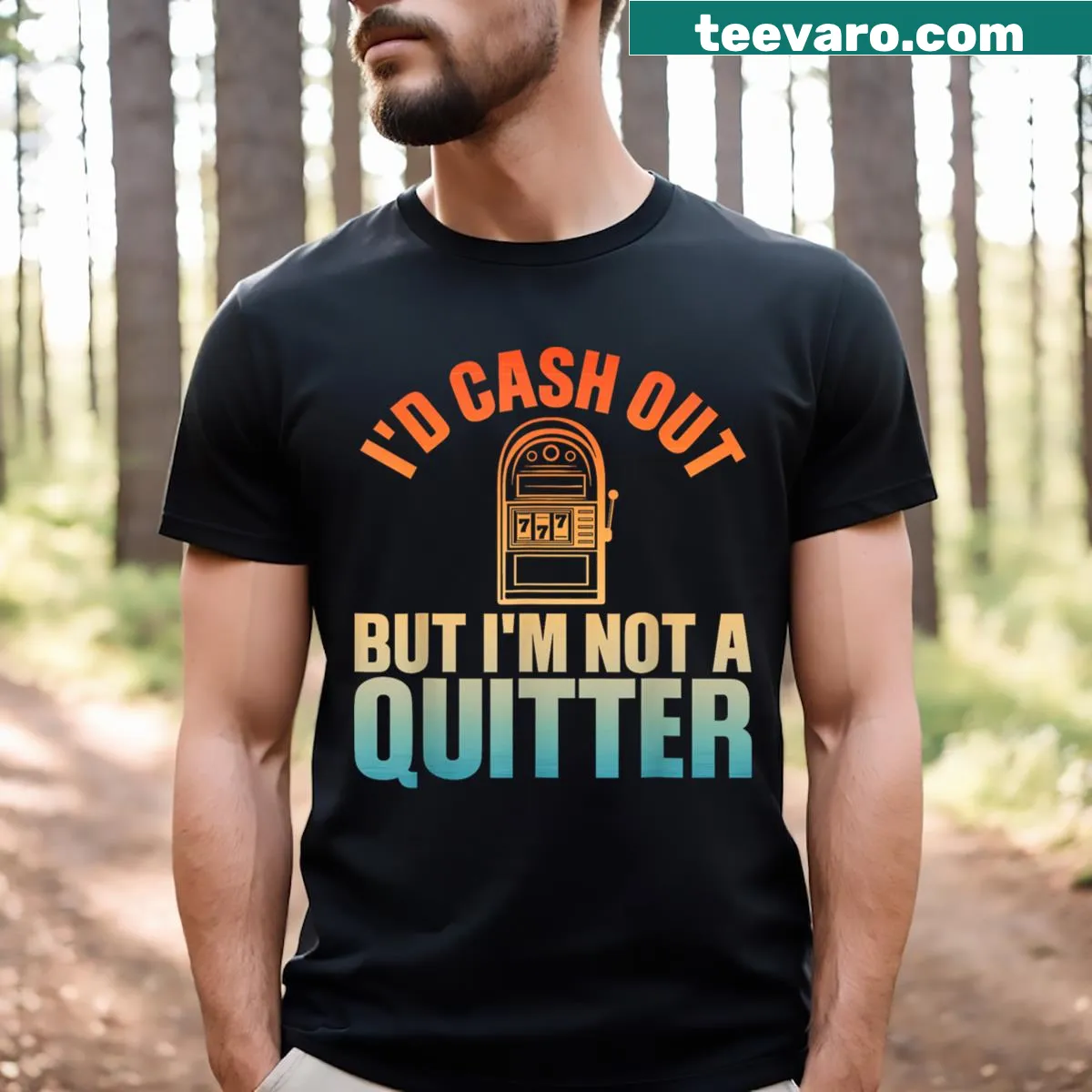 Graphic tee celebrating poker and gambling for men — on a men's t-shirt
