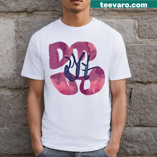 Artistic Dad Abstract t-shirt featuring a sentimental illustration