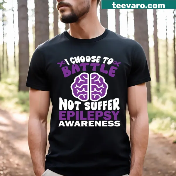 Empowering T-shirt with epilepsy awareness message