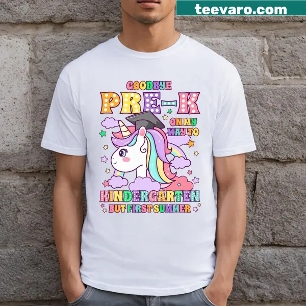 Graduation t-shirt for kids celebrating Pre-K to Kindergarten