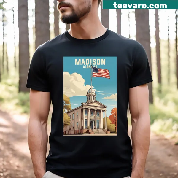 Madison Alabama USA Vintage Travel T-shirt
