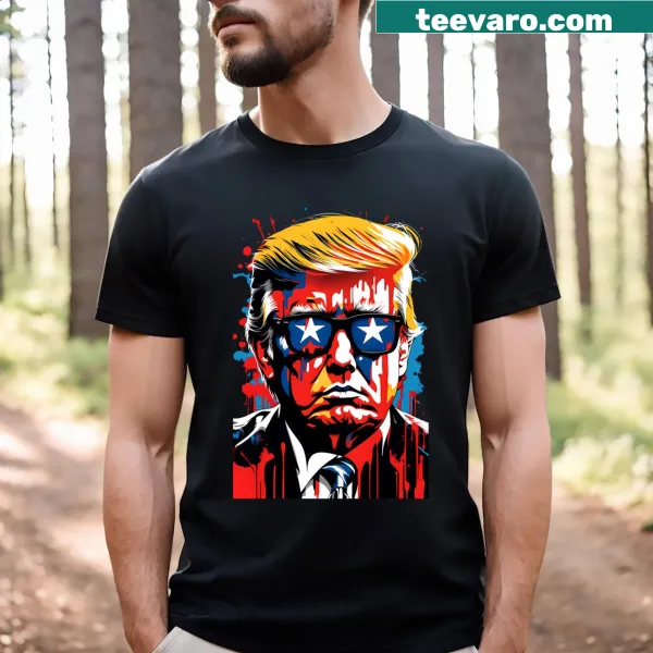 Patriotic T-shirt with the phrase 'Make America Great Again Xi' in bold letters