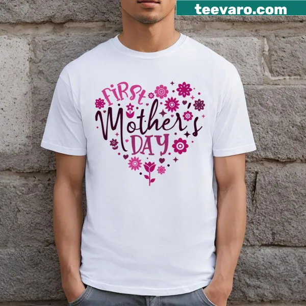 Simple typography design for Mother's Day on a T-shirt