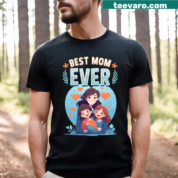 Heartfelt t-shirt expressing love for moms with sentimental text