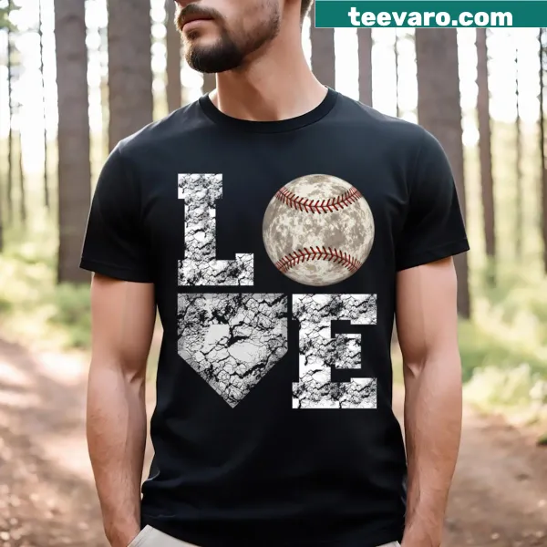 T-shirt with a sentimental message for baseball moms