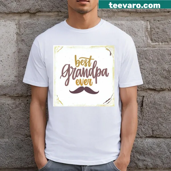 Text-based T-shirt honoring grandfathers