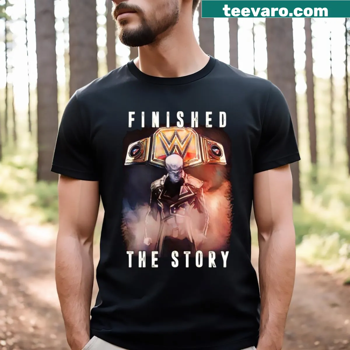Cody Rhodes action graphic T-shirt for wrestling fans — on a men's t-shirt
