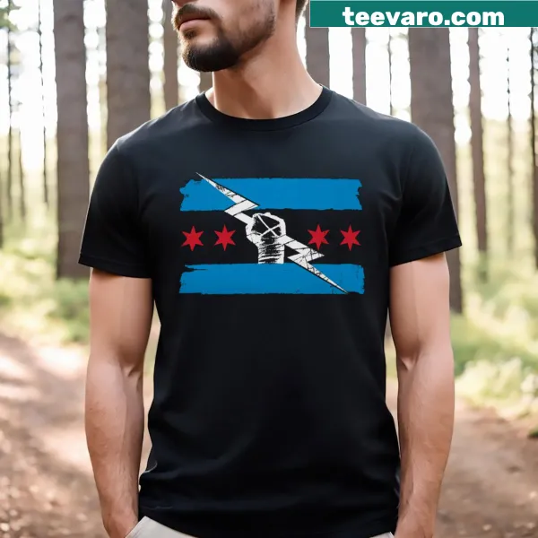 Commemorative t-shirt featuring CM Punk's return at Survivor Series 2023