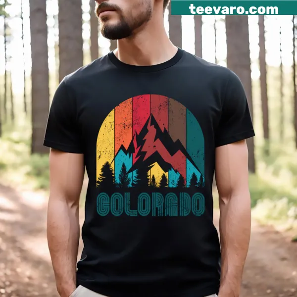 Minimalist Colorado T-shirt with clean typography