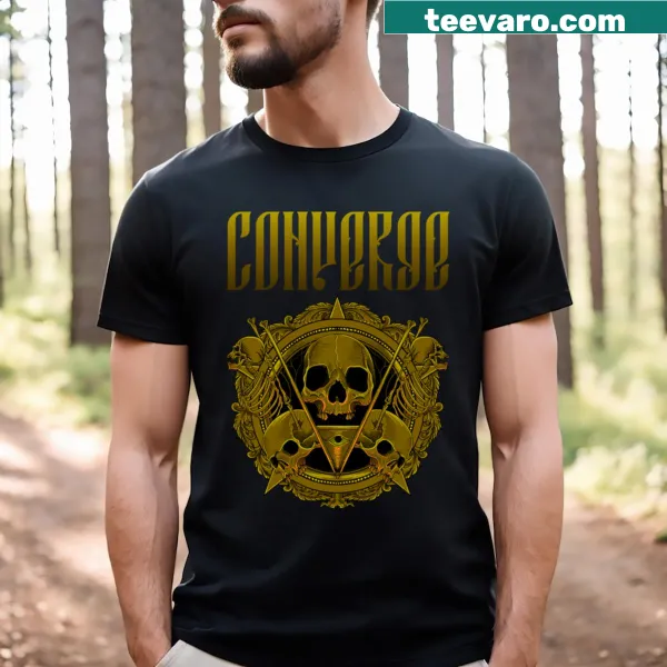 Band t-shirt featuring the graphic design of Converge's logo.