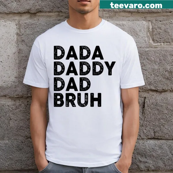 Funny vintage-style T-shirt with sarcastic quotes for dads