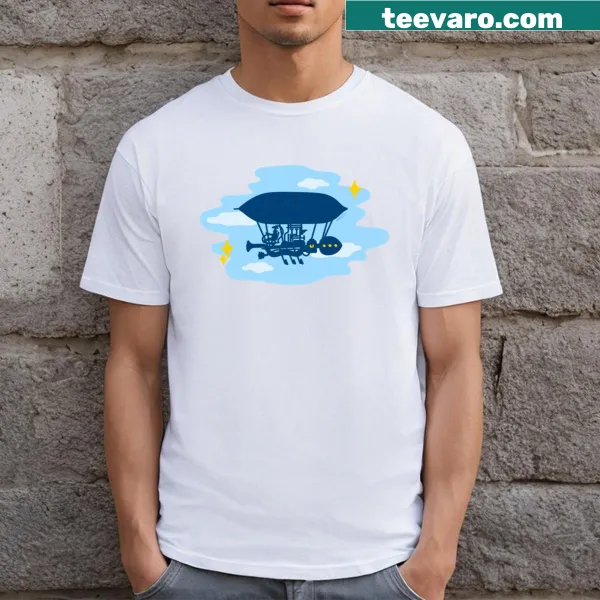 Whimsical 'Dream Machine' t-shirt featuring a fantasy-themed design
