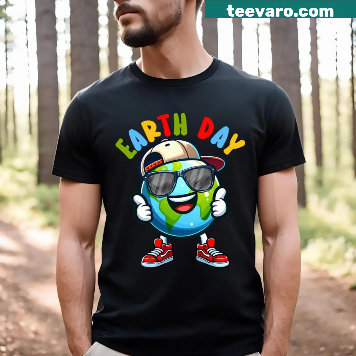 Toddler T-shirt with a fun dab design for Eh Day 2024. — on a men's t-shirt