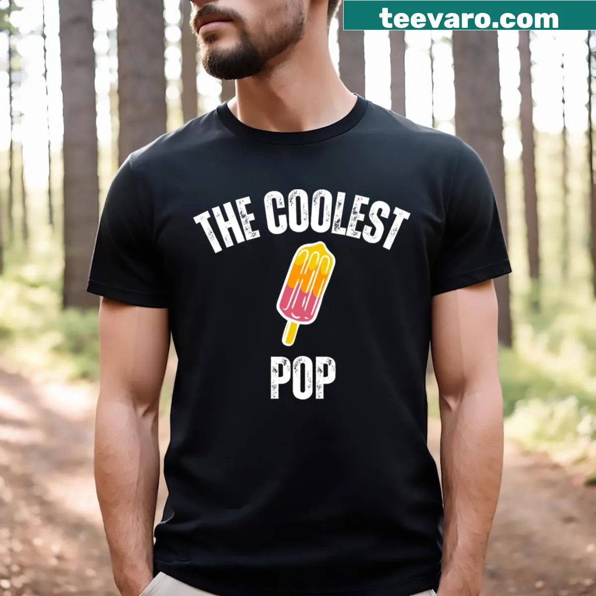 Humorous Father's Day T-shirt with funny quotes — on a men's t-shirt