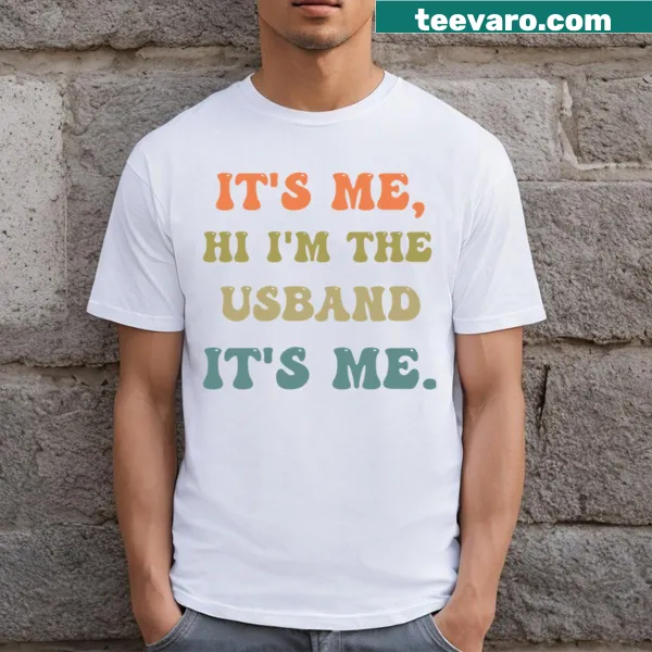 Husband-themed t-shirt with playful text design