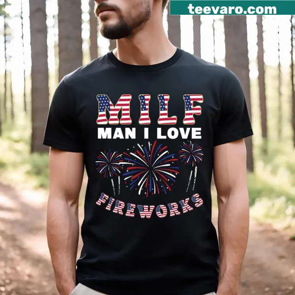 Funny July 4th graphic tee with a pun about fireworks