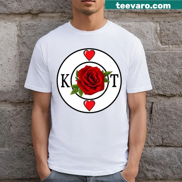 Illustrated T-shirt featuring beautiful roses design