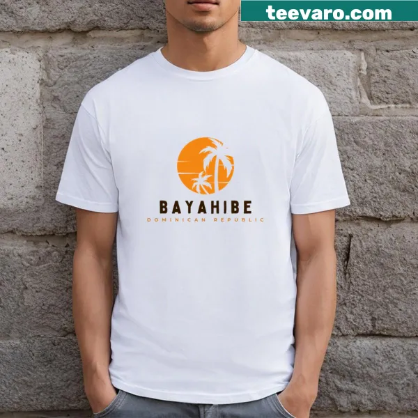 T-shirt featuring a design inspired by Bayahibe, Dominican Republic.