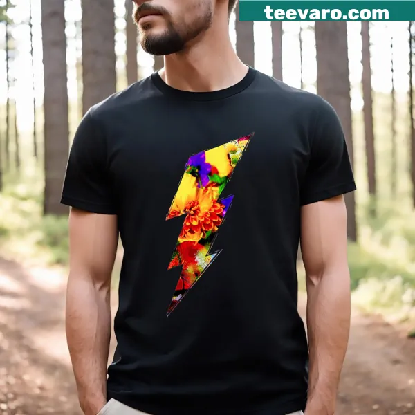 Dynamic athletic T-shirt featuring a bold speed design
