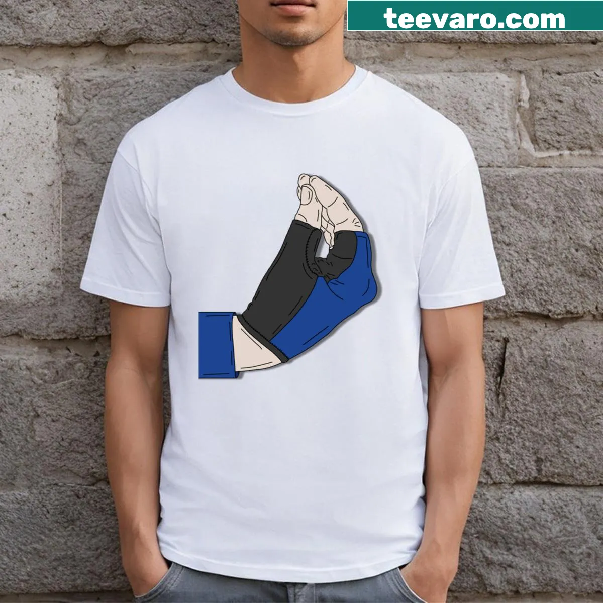 Maglia Azzurra Giro D'Italia cycling graphic t-shirt — on a men's t-shirt