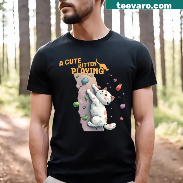 T-shirt featuring stunning digital artwork of a cat's beauty.