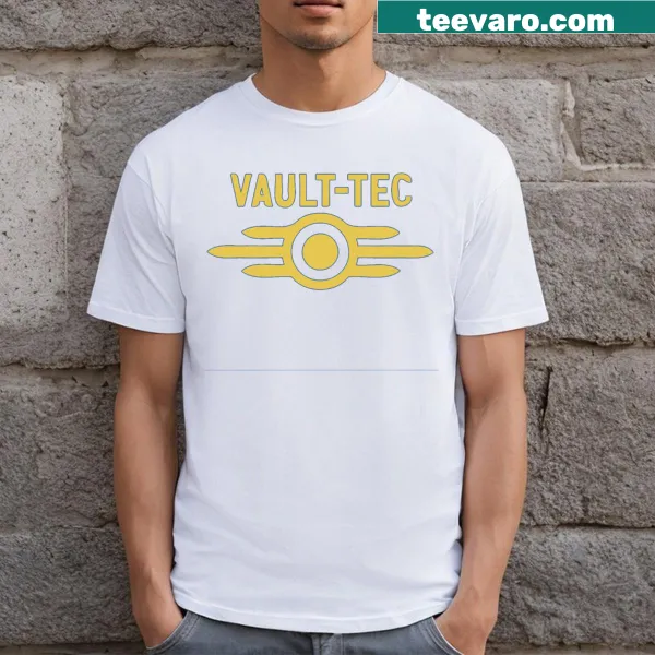 Vault Tec logo T-shirt from Fallout series.