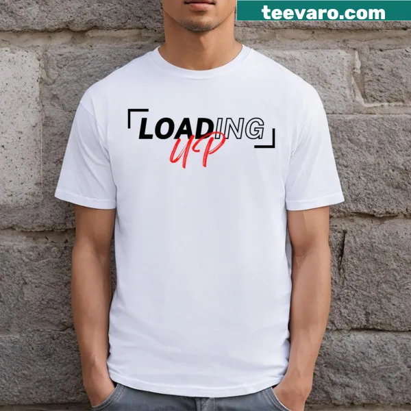 T-shirt featuring 'Gamer Loading...' graphic for gaming enthusiasts