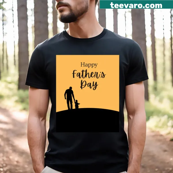 T-shirt with a heartfelt Happy Father's Day message