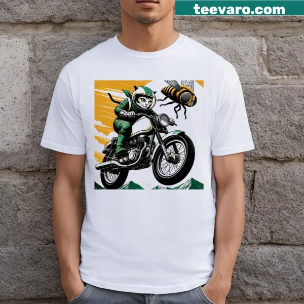 Funny motorcycle-themed T-shirt featuring humorous personal preferences