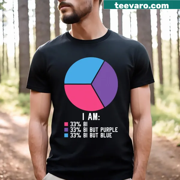 LGBTQ pride t-shirt with blue and purple freedom flag design