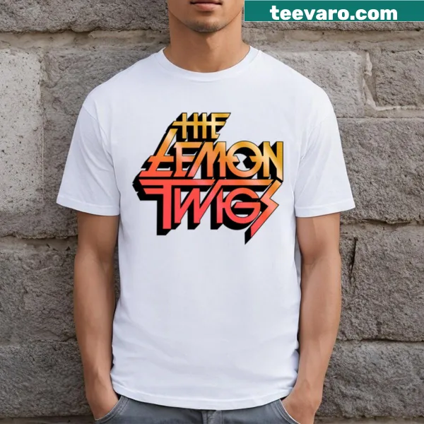 Lemon Twigs logo printed on a T-shirt in a bold typography style