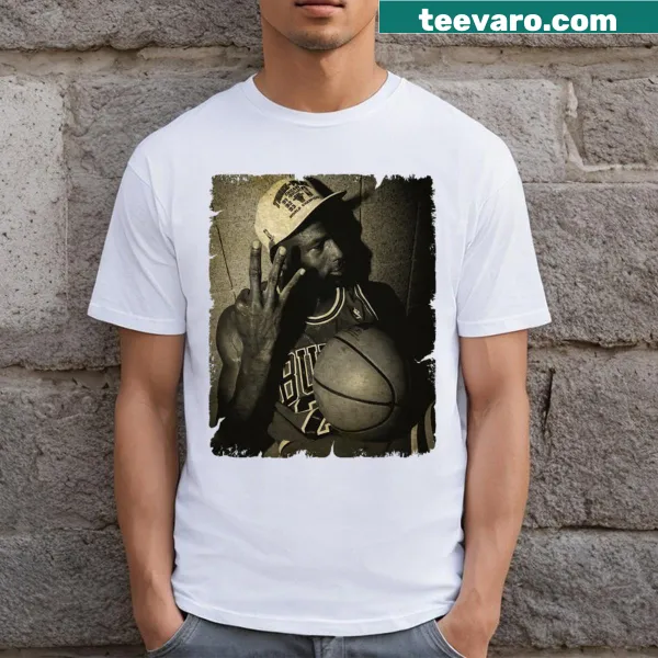 Vintage design T-shirt featuring classic MJ typography