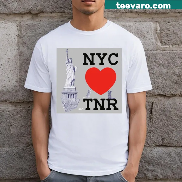 T-shirt featuring design promoting TNR for feral cats