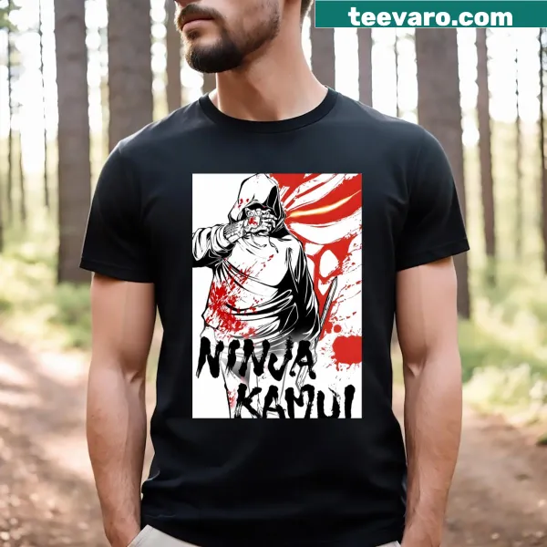 Striking logo design of Ninja Kamui on t-shirt