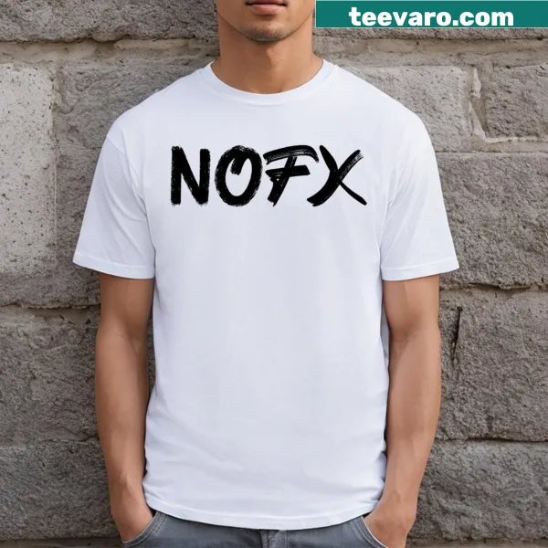 Nofx logo T-shirt displaying the classic punk band's emblem