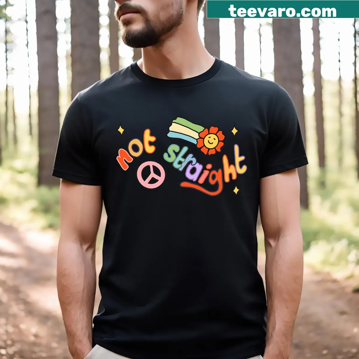 Coffee-themed Nurse Fuel T-shirt with illustrative design — on a men's t-shirt