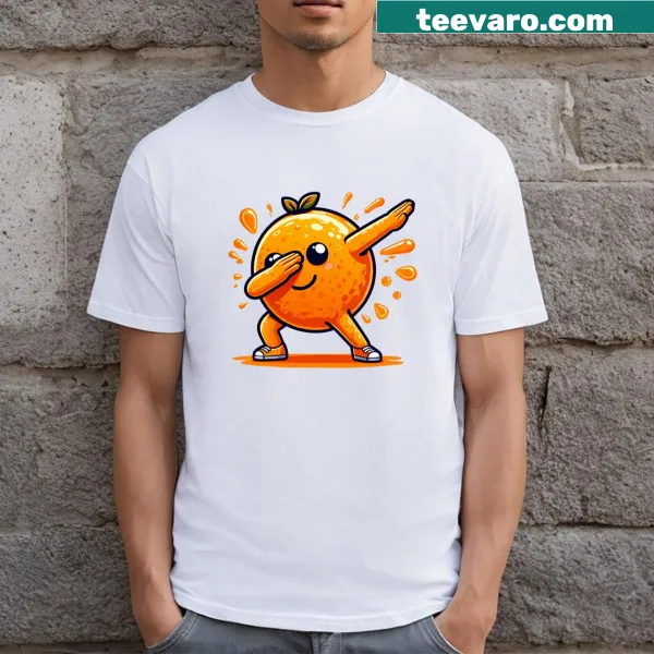 Illustrative T-shirt featuring an orbital railcannon design