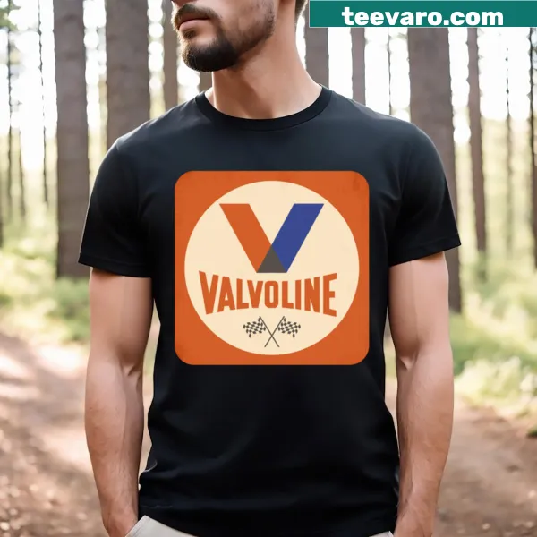 Racing logo T-shirt featuring a dynamic design