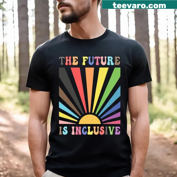 Inclusive LGBT pride t-shirt with inspirational typography