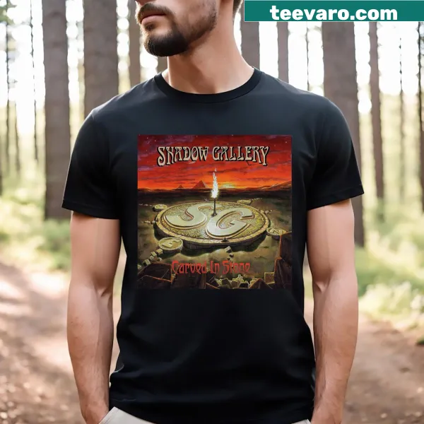 Vintage tee honoring Shadow Gallery's Carved In Stone album
