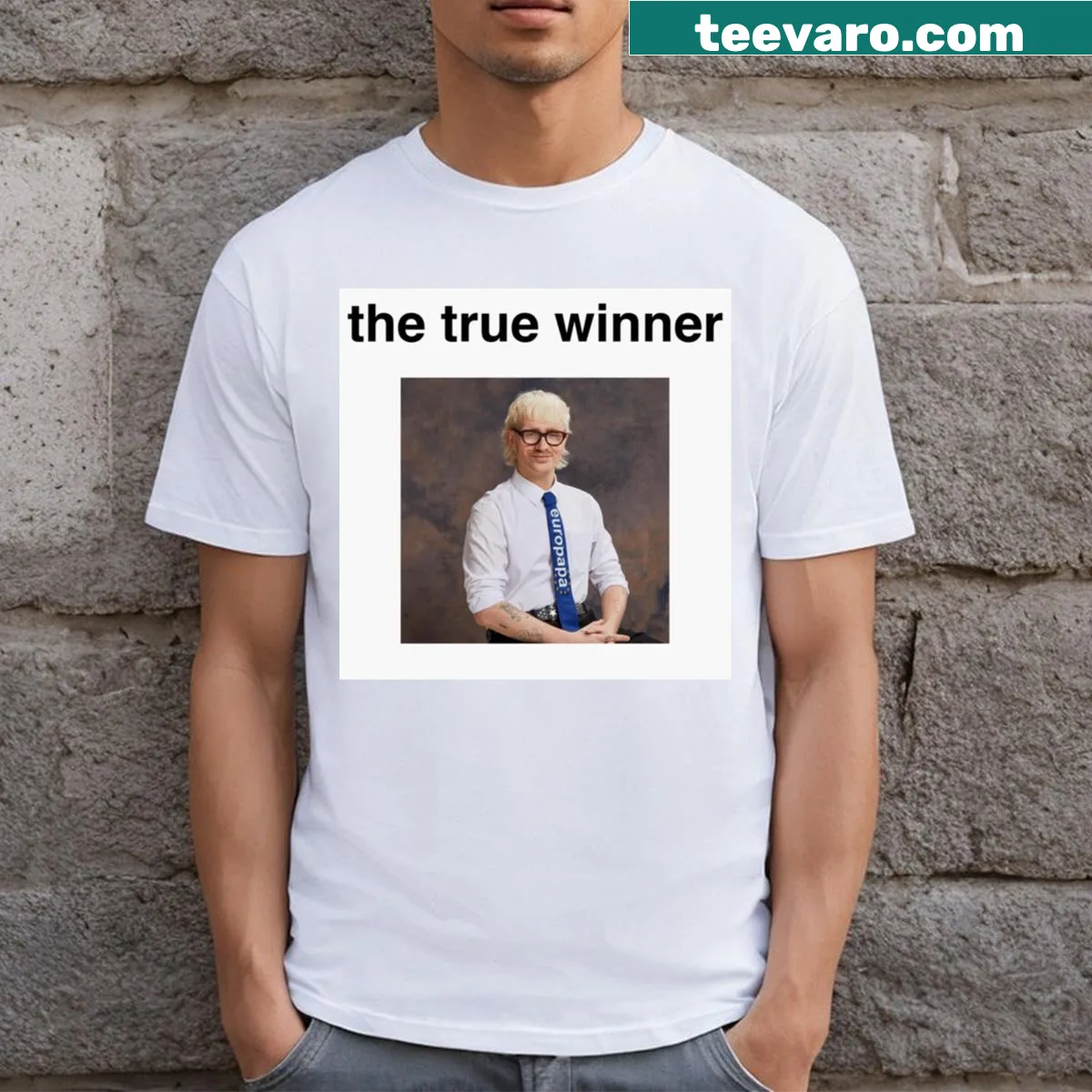 Eurovision Winner graphic printed on a T-shirt — on a men's t-shirt