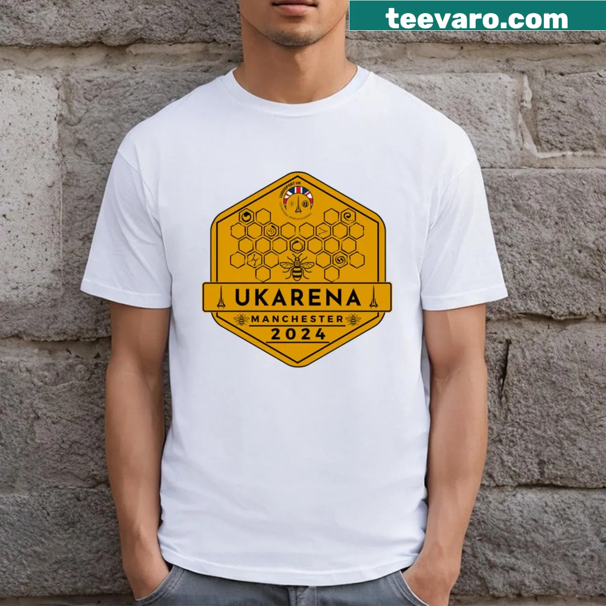 Ukarena 2024 logo t-shirt for travel enthusiasts — on a men's t-shirt
