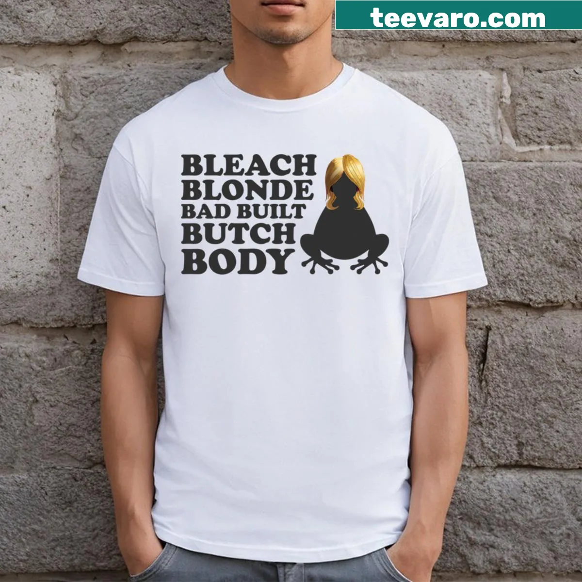 Bergamasco Dogs T-shirt with breed illustration — on a men's t-shirt