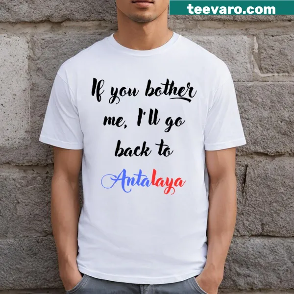 Illustration representing Antalya's beautiful landscapes on T-shirt