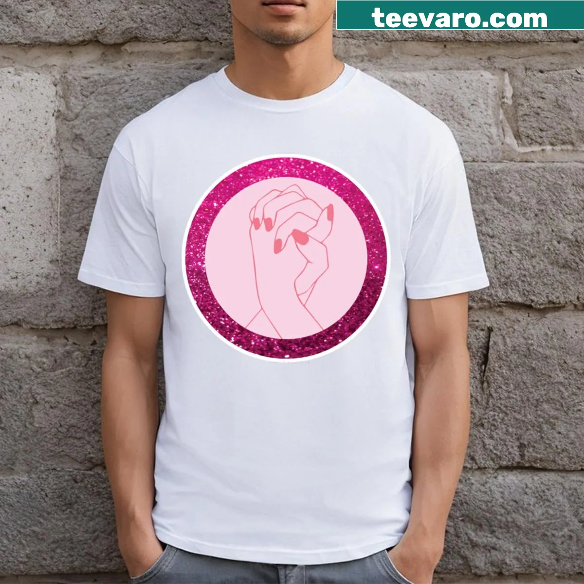 Soul Sisters Unite T-shirt with a heartfelt message in typography — on a men's t-shirt