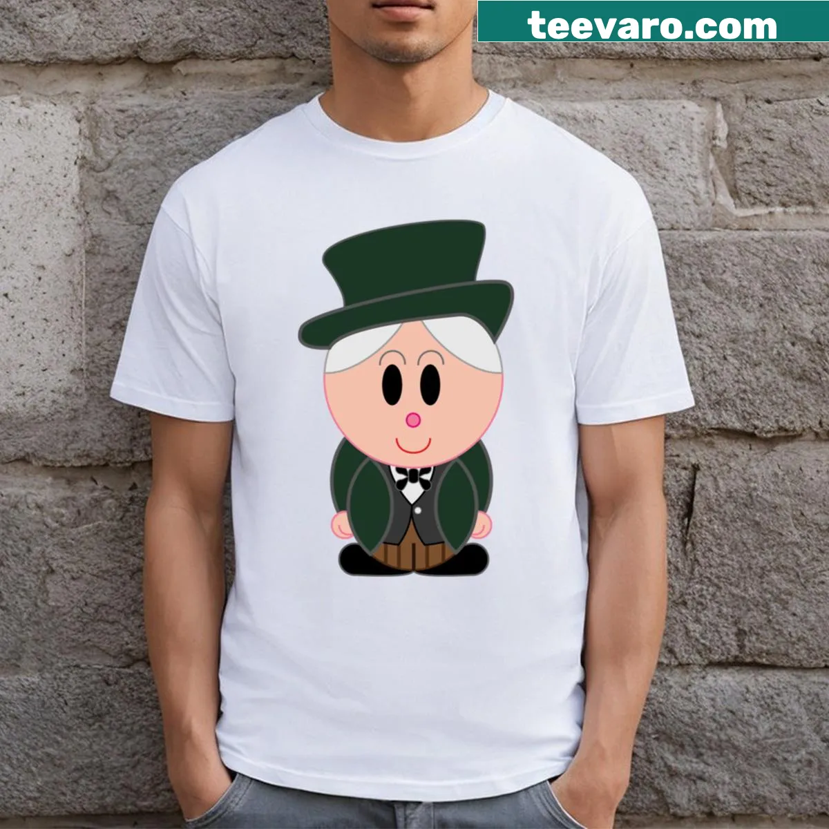 T-shirt featuring whimsical design inspired by the Wizard Of Oz. — on a men's t-shirt