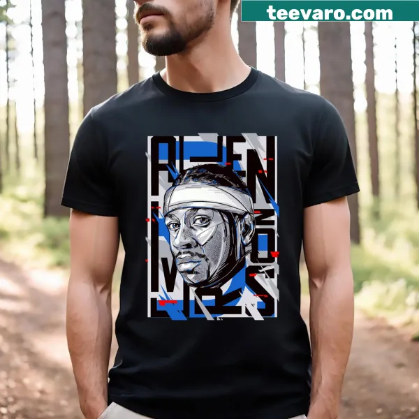 T-shirt featuring Allen Iverson name design