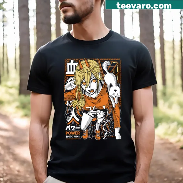 Bold typography design for anime lovers on T-shirt